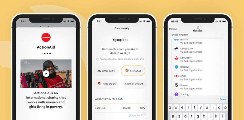 Setting up donations with Ripples has never been easier